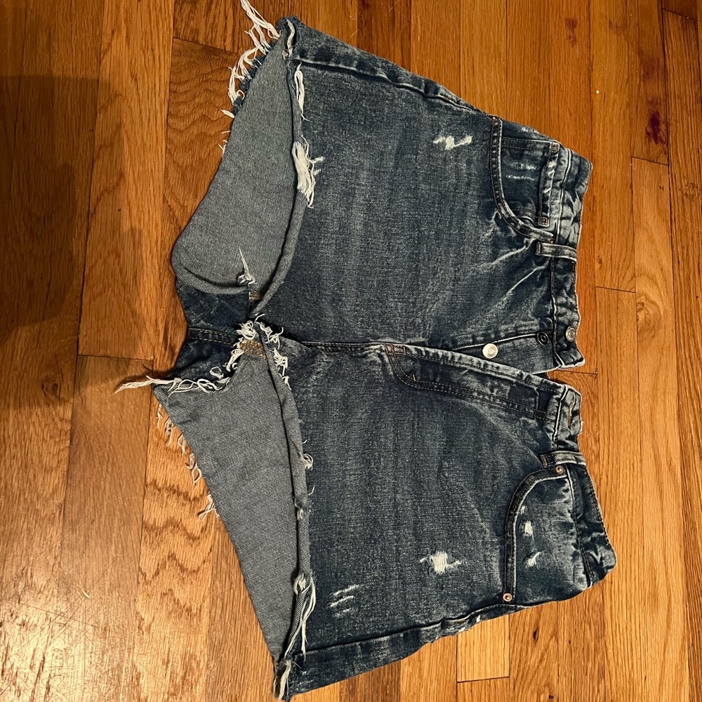 High waisted shorts , worn, good condition